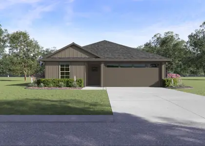 New construction Single-Family house 1949 Whirlaway Dr, Corpus Christi, TX 78417 plan Harris - image
