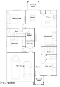 New construction Single-Family house 4922 S 234Th Ln, Buckeye, AZ 85326 plan Dalton Plan 3456 - image