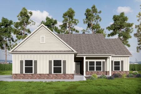 New construction Single-Family house 911 Ammons Bridge Rd, Monroe, GA 30655 plan (GA)The Carson | Side Entry - image