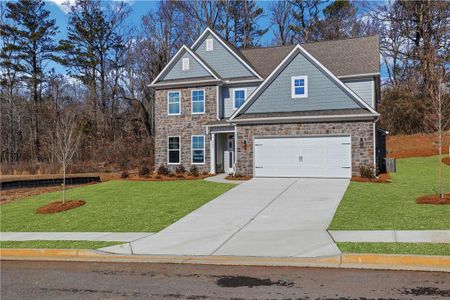 New construction Single-Family house 6980 Manchester Drive, Flowery Branch, GA 30542 Hamilton- photo 0