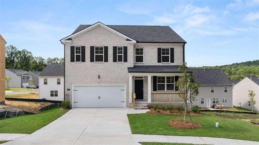 New construction Single-Family house 1343 Autumn Wind Drive, Dacula, GA 30019 Hanover- photo 0