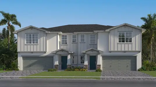 New construction Single-Family house 19805 Whispering Creek Rd, Loxahatchee, FL 33470 plan Hydrangea - image