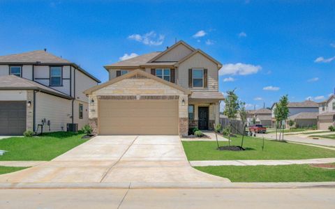 New construction Single-Family house 22802 Wolfshire Wy, Hockley, TX 77447 - image