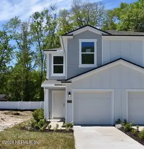 New construction Townhouse house 2726 Iron Rock Ct, Jacksonville, FL 32254 plan Greyson II - image