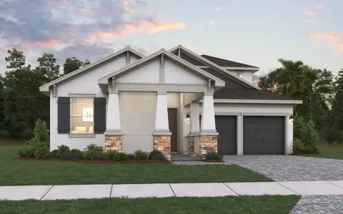 New construction Single-Family house 6111 Flowering Cherry Bnd, Winter Garden, FL 34787 plan Anna Maria With Bonus - image