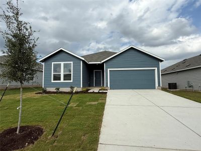 New construction Single-Family house 102 Tall Timbers Trl, Bertram, TX 78605 Hendrix- photo 0