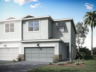 New construction Townhouse house 3579 Nw Solange Ct, Jensen Beach, FL 34957 Dylan- photo 0