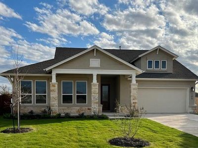 New construction Single-Family house 105 Lantana Cv, Bastrop, TX 78602 The Cavern- photo 0