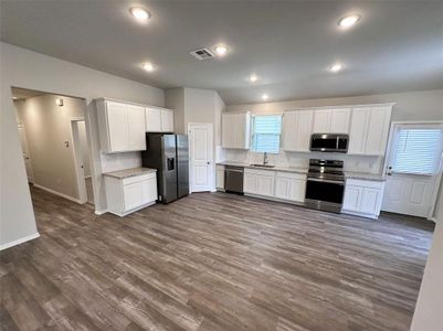 Wide open concept- this view from your great room into your kitchen is phenomenal!