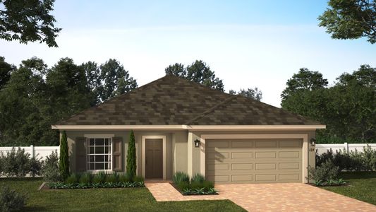 Miles Stucco Elevation | Harrell Oaks in Orlando, FL by Landsea Homes