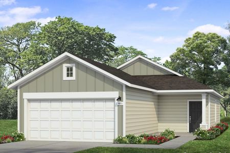 New construction Single-Family house 330 Golden Paint Trl, Liberty Hill, TX 78642 plan Cascade 1230 - image