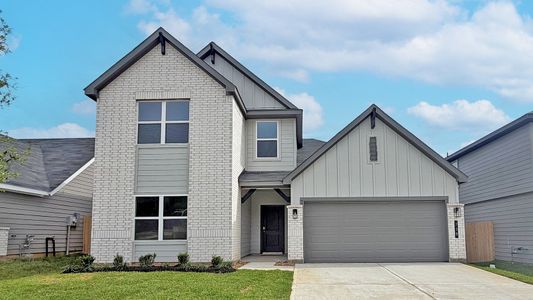 New construction Single-Family house 738 Merit Badge Trl, Conroe, TX 77303 plan Midland - image
