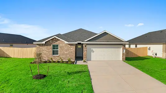 New construction Single-Family house 9110 Sunset Marina Wy, Iowa Colony, TX 77583 plan Bellvue - image