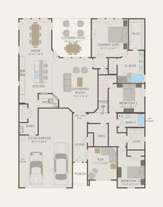 Pulte Homes, Kennedale floor plan