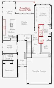 1st floor diagram