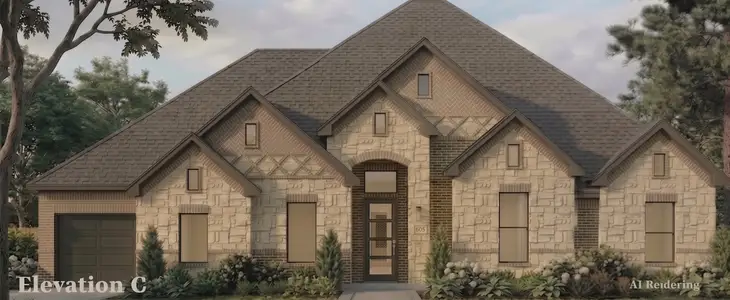 New construction Single-Family house 181 Panther Trl, Van Alstyne, TX 75495 plan Victoria - image