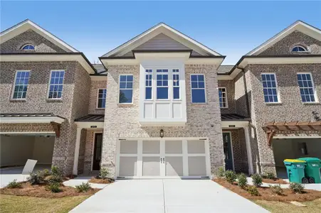 New construction Townhouse house 5695 Broad River Vw, Unit 444, Peachtree Corners, GA 30092 plan The Ellington - image