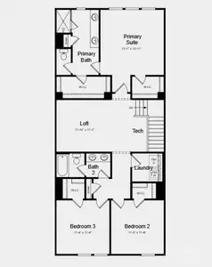 New construction Townhouse house 302 Silver Fleet Dr, Indian Trail, NC 28079 plan Aspen - image