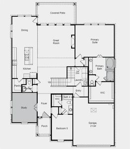 Structural options include: interior wall fireplace, drop in tub at the owners suite, study in lieu of flex room, 42" door at entry.