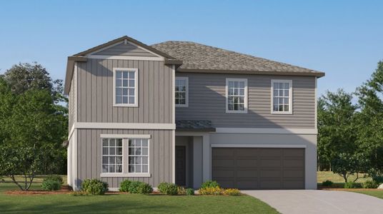 New construction Single-Family house 22388 Blazing Star Run, Land O' Lakes, FL 34637 plan Trenton - image