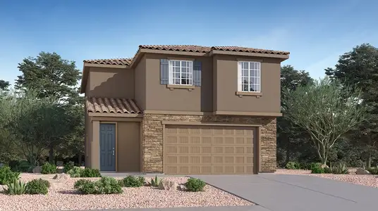 New construction Single-Family house 11435 W Red Admiral St, Marana, AZ 85653 plan Clark - image