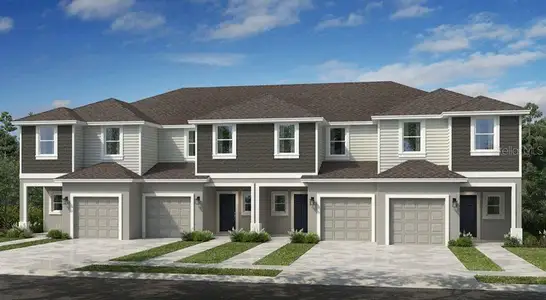 New construction Townhouse house 134 River Front Wy, Edgewater, FL 32141 Jasmine- photo 0
