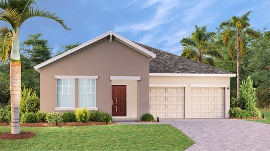 New construction Single-Family house 2396 Volunteer Ave, Kissimmee, FL 34744 plan Bourne II - image
