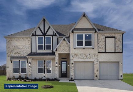 New construction Single-Family house 5624 Aiken St, Celina, TX 75009 plan Brentwood 3F (w/Media) - image