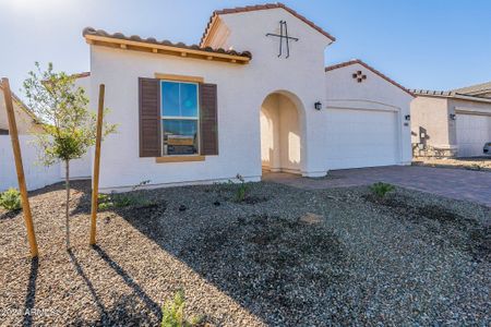 New construction Single-Family house 16367 W Desert Mirage Drive, Surprise, AZ 85388 Hacienda Series - Cinnabar- photo 0