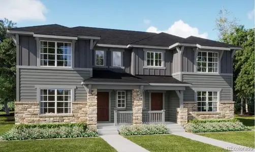 New construction Duplex house 15253 Detroit St, Thornton, CO 80602 plan Vibrant I - image