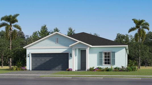 New construction Single-Family house 3531 Harborside Ave, Fort Pierce, FL 34946 plan Franklin - image