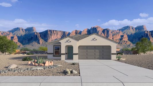 New construction Single-Family house 12090 E Lupine Ln, Florence, AZ 85132 plan Abbot - image