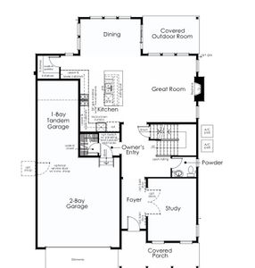 New construction Single-Family house 11261 Moonshimmer St, Littleton, CO 80125 4052 Twilight Elevation C - Highline Ranch- photo 0