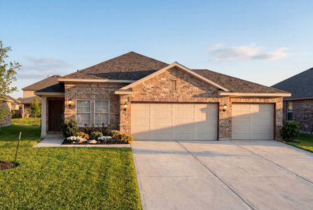 New construction Single-Family house 602 San Marcos Trl, Dayton, TX 77535 plan The Riviera with 3-Car Garage - image