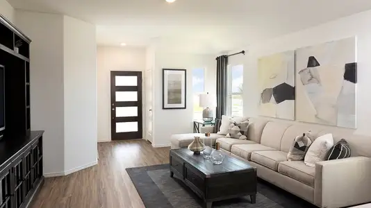 New construction Single-Family house 1708 Roaming Oak Bnd, Georgetown, TX 78628 plan Marion - image