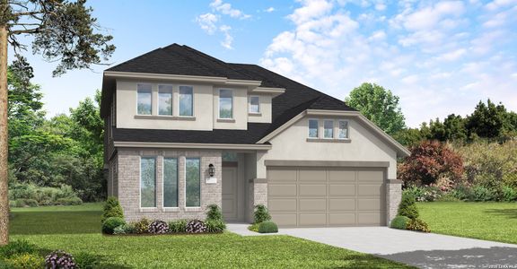 New construction Single-Family house 10383 Bartenheim Dr, Schertz, TX 78154 plan Milano - image