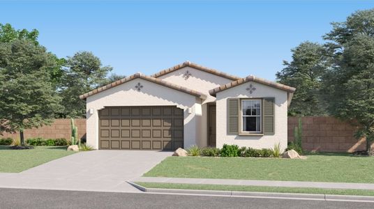 New construction Single-Family house 4692 S 233Rd Ln, Buckeye, AZ 85326 plan Latitude Plan 3580 - image