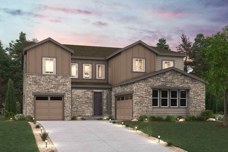 New construction Single-Family house 1703 Marlowe Circle West, Erie, CO 80516 Harvard- photo 0