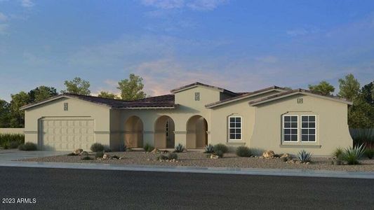 New construction Single-Family house 20450 E Arroyo Verde Drive, Queen Creek, AZ 85142 Sierra- photo 0