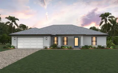 New construction Single-Family house 25298 Puerta Dr, Punta Gorda, FL 33955 plan St. Augustine - image