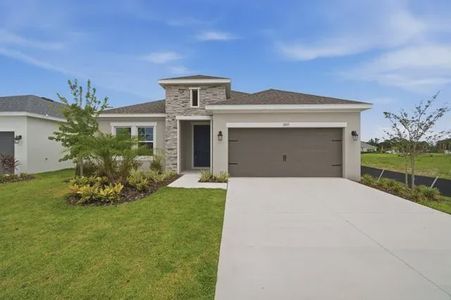 New construction Single-Family house 7625 Marina Bay Cv, Palmetto, FL 34221 plan Southampton - image