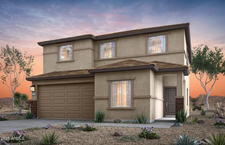 New construction Single-Family house 42885 W Peters Dr, Maricopa, AZ 85138 Sunflower- photo 0