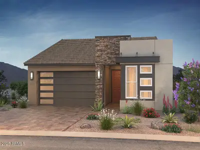 New construction Single-Family house 13019 W Eagle Feather Rd, Peoria, AZ 85383 plan Flourish II Elevation C - image