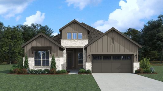 New construction Single-Family house 32411 Ebony Jewelwing Ct, Fulshear, TX 77441 plan Madrid - image