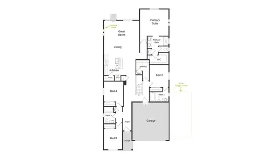 New construction Single-Family house 5751 Bowerman Ln, Colorado Springs, CO 80927 plan Splendor - image