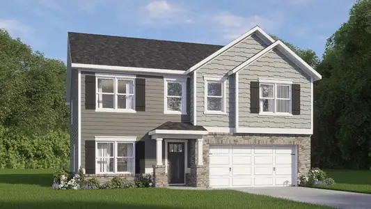New construction Single-Family house 1004 Slingshot Dr, Archdale, NC 27263 plan Hanover - image