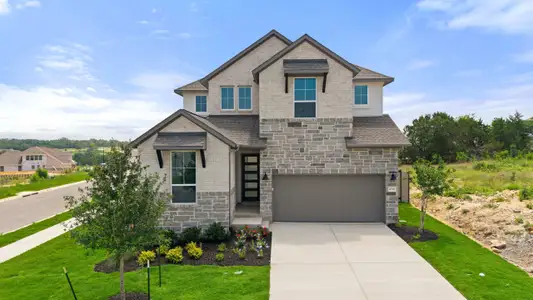 New construction Single-Family house 436 Leaning Rock Rd, Georgetown, TX 78628 plan Hawthorn - image