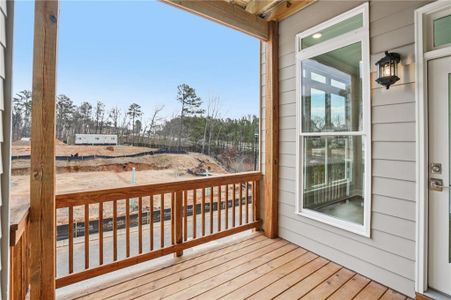 New construction Townhouse house 1019 Crown Oak St, Unit 51, Johns Creek, GA 30022 plan The Benton III - image