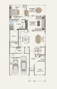 Pulte Homes, Riverdale floor plan