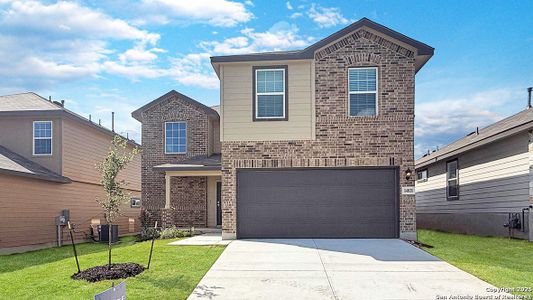 New construction Single-Family house 14831 Lamb Riv, San Antonio, TX 78245 plan The Bowen - image
